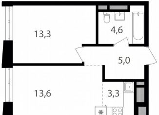 Продаю 1-комнатную квартиру, 39.8 м2, Москва, район Соколиная Гора