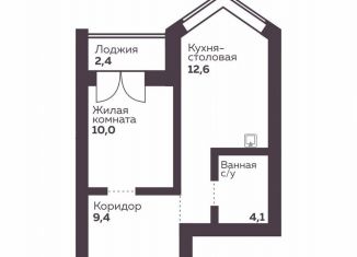 Продается 1-комнатная квартира, 36.1 м2, Екатеринбург, Орджоникидзевский район