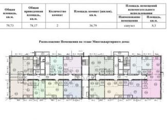 Продается двухкомнатная квартира, 79.7 м2, Иркутск, Свердловский округ