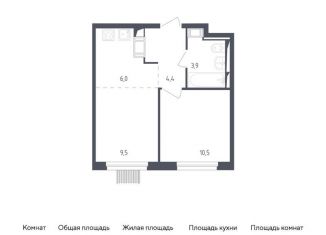 Продажа 1-ком. квартиры, 34.3 м2, Мытищи, жилой комплекс Мытищи Парк, к4.2
