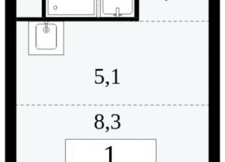 Продам квартиру студию, 20.7 м2, поселение Сосенское, ЖК Прокшино, жилой комплекс Прокшино, 5.1.4