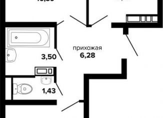 Продается 2-комнатная квартира, 55.7 м2, Краснодар, Российская улица, 257/7лит1