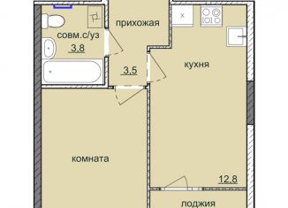 Продам 1-комнатную квартиру, 31.3 м2, Ижевск, ЖК Ежевика, улица 10 лет Октября, 62Б