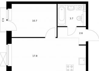 Продается 1-ком. квартира, 35.1 м2, Обнинск, жилой комплекс Парковый Квартал, 5, ЖК Парковый Квартал