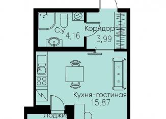 Продаю квартиру студию, 25.1 м2, Кудрово, проспект Строителей, 3, ЖК Айди Кудрово