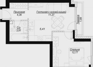 Продается 1-ком. квартира, 38.3 м2, Москва, 1-й Сетуньский проезд, вл6, станция Кутузовская