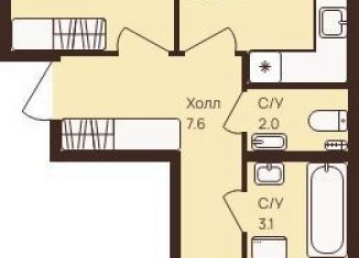 Продается 2-ком. квартира, 59.3 м2, деревня Новое Девяткино, ЖК Девяткино