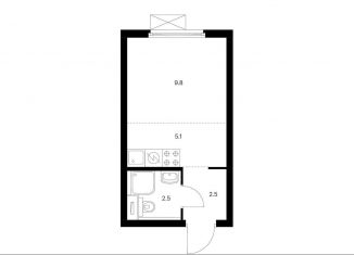 Продажа квартиры студии, 19.9 м2, Москва, район Гольяново