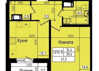 Продаю 1-ком. квартиру, 41.3 м2, посёлок Парголово, Ольгинская дорога, 3/20