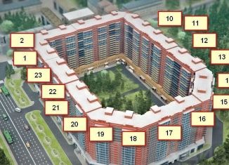 Продажа 1-комнатной квартиры, 44.5 м2, Новосибирск, ЖК Дом на Плановой, улица Дуси Ковальчук, 238