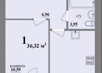 Продам 1-ком. квартиру, 36.3 м2, Муром