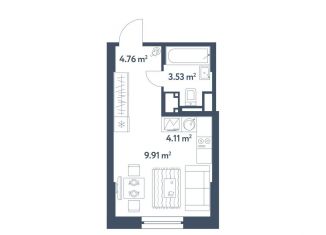 Квартира на продажу студия, 22.3 м2, Москва, ЖК Светлый Мир Станция Л, жилой комплекс Светлый Мир Станция Л, к27