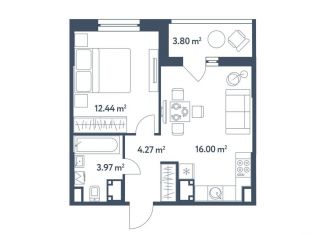 Продается 2-ком. квартира, 38.6 м2, Москва, ЖК Светлый Мир Станция Л, жилой комплекс Светлый Мир Станция Л, к8