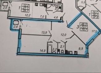 3-ком. квартира на продажу, 73.5 м2, Екатеринбург, метро Машиностроителей, улица Блюхера, 99