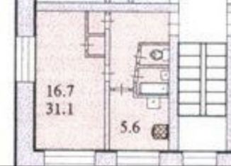 Продам 1-ком. квартиру, 31.3 м2, Санкт-Петербург, улица Вавиловых, 11к4, муниципальный округ Академическое