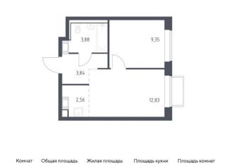 Продается двухкомнатная квартира, 32.5 м2, посёлок Мирный, жилой комплекс Томилино Парк, к14, ЖК Томилино Парк