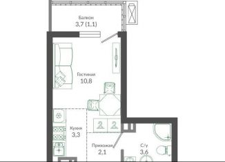 Продам квартиру студию, 20.9 м2, Сочи, ЖК Флора, улица Искры, 66/9к1