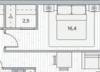 Продам 1-комнатную квартиру, 44.7 м2, Москва, Береговой проезд, 3, ЖК Береговой