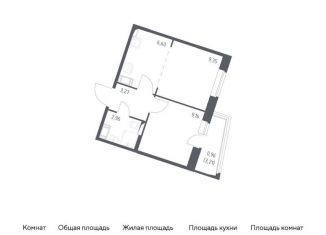 Продажа однокомнатной квартиры, 32.3 м2, посёлок Песочный