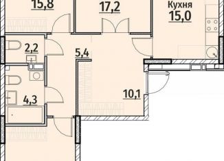 Продам 3-комнатную квартиру, 93 м2, Чебоксары, ЖК Олимп