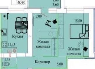 Продажа двухкомнатной квартиры, 59 м2, Иваново, Бакинский проезд