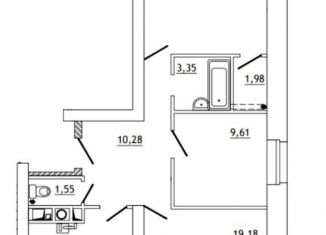 Продается 3-комнатная квартира, 83 м2, деревня Новосельцы, Юбилейная улица, 17