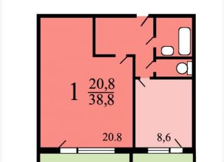 Продается однокомнатная квартира, 38.8 м2, Москва, Переведеновский переулок, 3, метро Бауманская