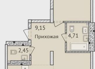Продаю двухкомнатную квартиру, 76.9 м2, Новосибирск, улица Дуси Ковальчук, 248/2, ЖК Заельцовский
