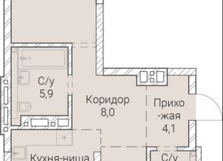 Продам двухкомнатную квартиру, 85 м2, Новосибирская область, Овражная улица, 2А