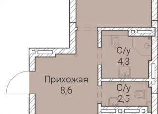 Продажа 1-комнатной квартиры, 67.3 м2, Новосибирск, Овражная улица, 2А, метро Сибирская