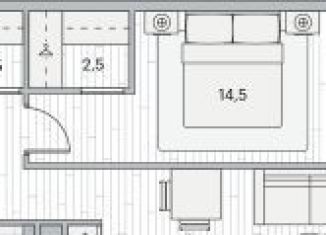 Продажа 1-ком. квартиры, 42.8 м2, Москва, Береговой проезд, 3, ЖК Береговой