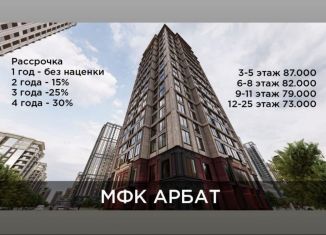 Продаю 2-комнатную квартиру, 77 м2, Краснодар, улица имени П.М. Гаврилова, 88, ЖК Арбат