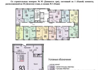 Продажа однокомнатной квартиры, 34.2 м2, Московская область, жилой комплекс Пехра, к10