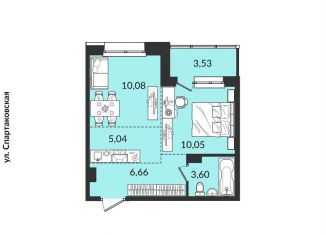 Продажа двухкомнатной квартиры, 39 м2, Иркутск