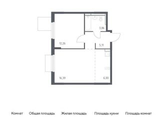 Продается 1-ком. квартира, 43.6 м2, Московская область, жилой комплекс Мытищи Парк, к5