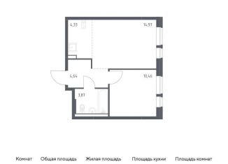 Продажа двухкомнатной квартиры, 38.3 м2, Московская область