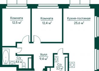 Продаю 2-комнатную квартиру, 67.8 м2, Самарская область