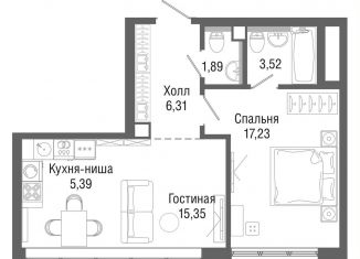 1-ком. квартира на продажу, 50.1 м2, Москва, район Западное Дегунино