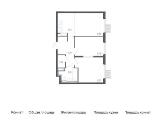 Продажа двухкомнатной квартиры, 53.3 м2, Москва, САО, Ленинградское шоссе, 229Ак1