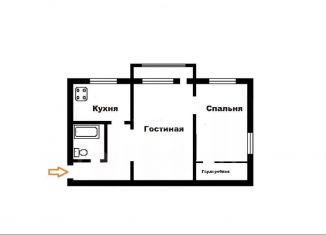 Продажа 2-комнатной квартиры, 44.3 м2, Оренбургская область, Светлый проезд, 13