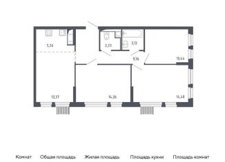 Продам четырехкомнатную квартиру, 72.9 м2, Москва, Молжаниновский район, Ленинградское шоссе, 229Ак2