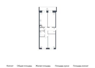 Продается 3-ком. квартира, 74.2 м2, Санкт-Петербург, жилой комплекс Живи в Рыбацком, 4, ЖК Живи в Рыбацком