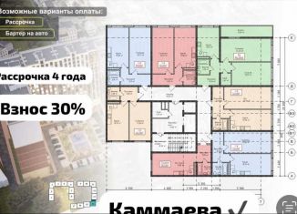 Продажа квартиры студии, 53 м2, Дагестан, улица Каммаева, 20Б