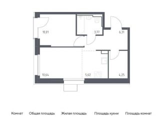 Продается двухкомнатная квартира, 40.6 м2, Москва, метро Зябликово