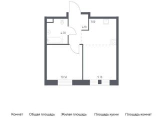 Продам 2-комнатную квартиру, 35.5 м2, Москва, метро Братиславская, Шоссейная улица, 90с59