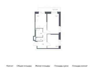 Продаю 2-комнатную квартиру, 47 м2, Санкт-Петербург, Гудиловская улица, ЖК Живи в Рыбацком