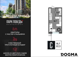 Квартира на продажу студия, 22.3 м2, Краснодар, Прикубанский округ