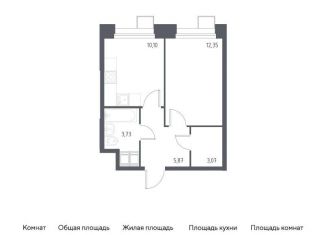 Продажа 1-комнатной квартиры, 35.1 м2, поселение Мосрентген