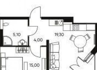 2-комнатная квартира на продажу, 44.5 м2, Миасский городской округ