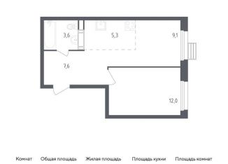 Продаю 1-комнатную квартиру, 37.6 м2, Москва, проспект Куприна, 36к1